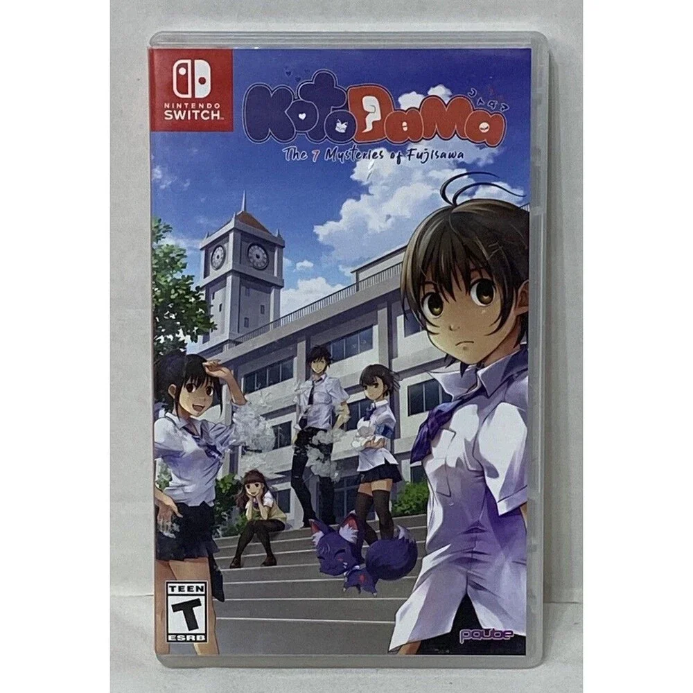 Kotodama The 7 Mysteries of Fujisawa Nintendo Switch Complete w/ Sealed Cards